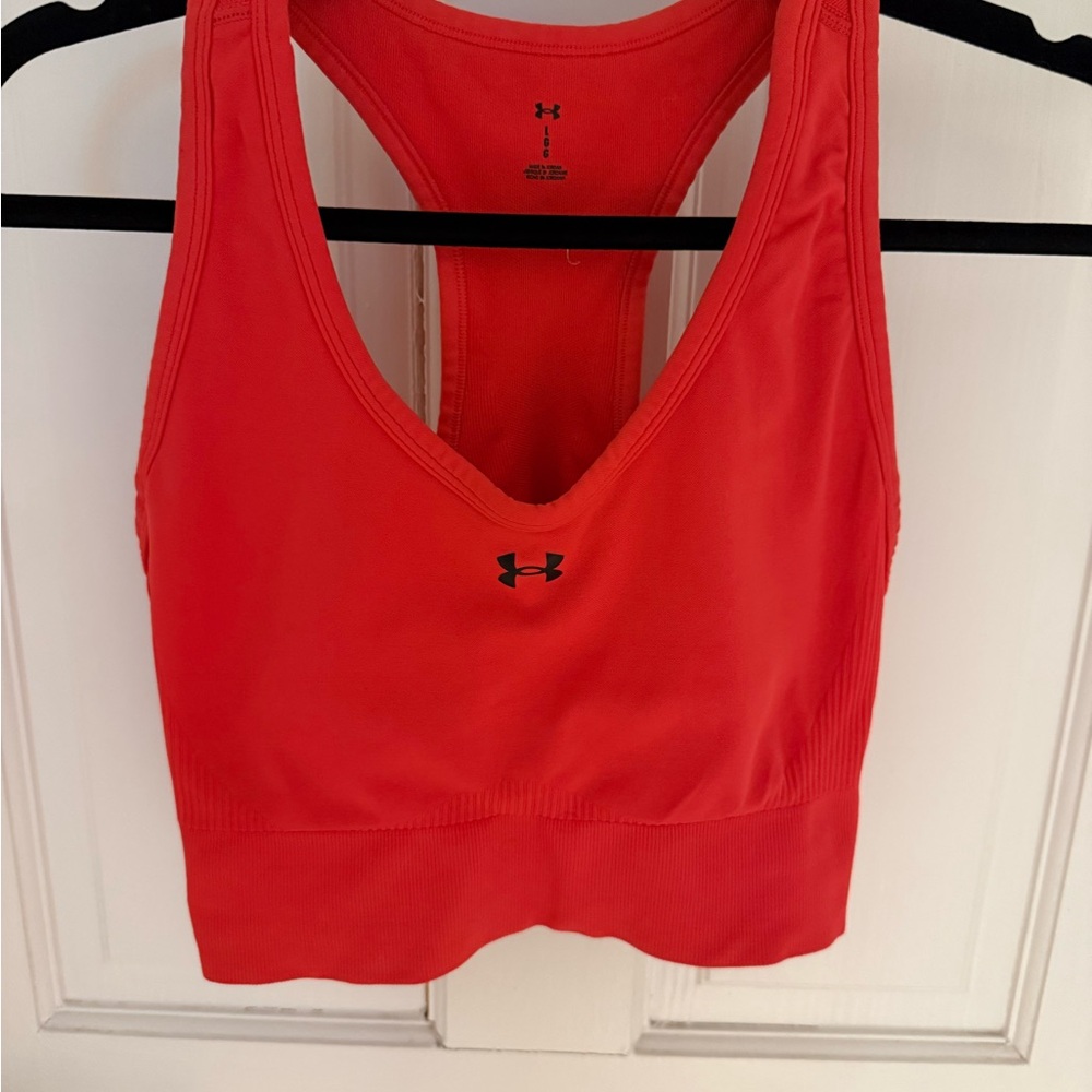 Under Armour Vibrant Red Sports Bra